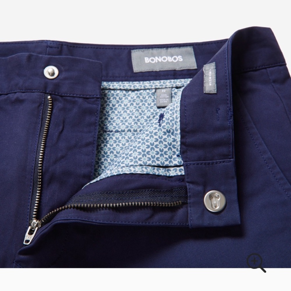 Bonobos Navy Shorts 7in inseam